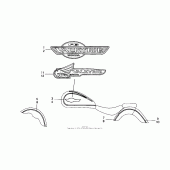 Схема вузла: Gl1500c stripe + mark для Honda GL1500 Valkyrie