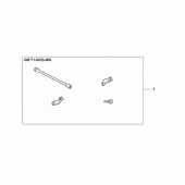 Схема вузла: Handlebar для Honda XL125 Varadero