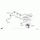 Схема вузла: Brake Pipe для Honda CBR300R