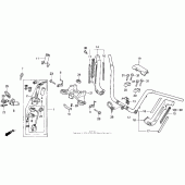 Схема вузла: Кермо для Honda GL1500 Gold Wing Special Edition