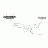 Схема вузла: Label read the manual для Honda CB1000 CB1000F