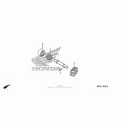 Схема вузла: Масляний насос для Honda CRF250 CRF250R