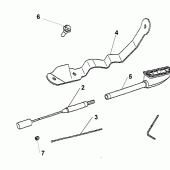 Схема вузла: Cb antenna (LONG) для Honda GL1800 Gold Wing