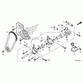 Схема узла: Масляный насос для Honda GL1800 Gold Wing F6B Bagger
