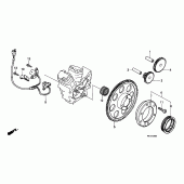 Схема вузла: Генератор імпульсів для Honda VT600 Shadow VLX