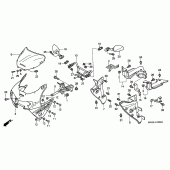 Схема вузла: Передній обтічник для Honda CBR900RR CBR919RR Fireblade