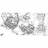 Схема вузла: Картер двигуна для Honda CBR1000 CBR1000RR Fireblade