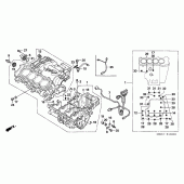 Схема вузла: Картер двигуна для Honda CBR600 CBR600RR