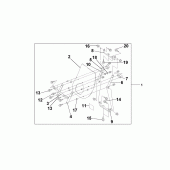 Схема вузла: Wind shield для Honda VT125 Shadow