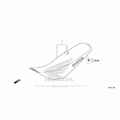 Схема вузла: Сидіння для Honda CRF125 CRF125F