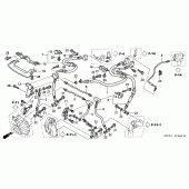 Схема узла: Front brake hose (ST1300) для Honda ST1300 Pan-European