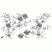 Схема вузла: Карбюратор (COMPONENT PARTS) для Honda GL1500 F6C