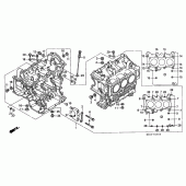 Схема вузла: Barrel assy cylinder для Honda GL1500 F6C