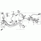 Схема вузла: Електрообладнання для Honda XR650