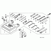 Схема вузла: Інструмент для Honda GL1500 Gold Wing Aspencade