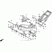 Схема узла: Рама для Honda CBR900RR CBR900RR Fireblade