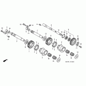 Схема узла: Балансир для Honda CBR1100XX Blackbird