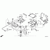 Схема вузла: Акумулятор (2) для Honda VT750 Shadow Aero