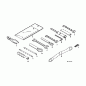 Схема вузла: Інструмент для Honda XL700V Transalp