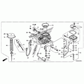 Схема вузла: Carburetor (ac) для Honda CRF230 CRF230M