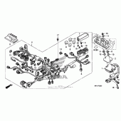 Схема вузла: Wire harness (cbr1000ra) для Honda CBR1000 CBR1000RR (ABS) Fireblade