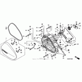 Схема вузла: R. saddlebag для Honda NT700 NT700V