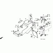 Схема вузла: Заднє крило для Honda CBR900RR CBR900RR Fireblade