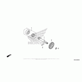 Схема узла: Масляный насос для Honda CRF150 CRF150R