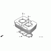 Схема вузла: Циліндр для Honda CMX250 Rebel