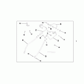 Схема вузла: Pannier stay set для Honda XL1000V Varadero