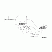 Схема вузла: Stripe / mark (XL600VM / VN / VP) для Honda XL600 Transalp