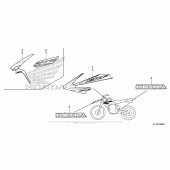 Схема вузла: Mark для Honda CRF150 CRF150F