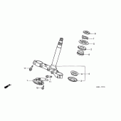 Схема вузла: Рульова траверса для Honda VTR1000 Firestorm