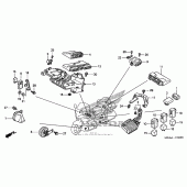 Схема вузла: Control unit (gl1800 / a 05) для Honda GL1800 Gold Wing