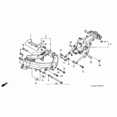 Схема вузла: Рама для Honda VFR800 Interceptor