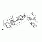 Схема узла: Фара для Honda VT750 Shadow Spirit