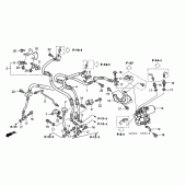 Схема вузла: Front brake hose (VFR800A) для Honda VFR800 VFR