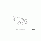 Схема вузла: Chrome front lower cowl для Honda GL1800 Gold Wing