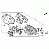 Схема узла: Спидометр для Honda GL1800 Gold Wing