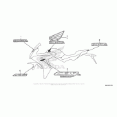 Схема вузла: Mark (A, ac, cm) для Honda CBR650F