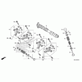 Схема вузла: Camshaft + Valve (Fr.) для Honda VFR1200 Crosstourer
