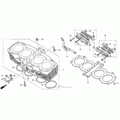 Схема узла: Цилиндр для Honda CB750 Nighthawk