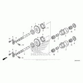 Схема вузла: Balancer Shaft для Honda ST1300 Pan-European Police