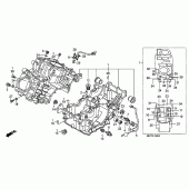 Схема вузла: Картер двигуна для Honda XL1000V Varadero