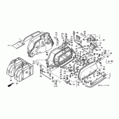 Схема вузла: Кофр для Honda GL1500 Gold Wing Special Edition