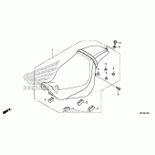 Схема узла: Сиденье (2) для Honda VT750 Shadow Phantom