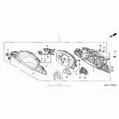 Схема узла: Спидометр для Honda ST1300 Pan-European