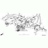 Схема узла: Evap canister для Honda VT750 Shadow Aero