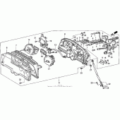 Схема узла: I meter для Honda GL1500 Gold Wing Interstate