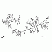 Схема узла: Электрооборудование (CBF600N6/NA6) для Honda CBF600